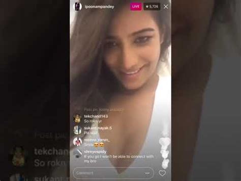 poonampandey nude live|Watch Poonam Pandey Live